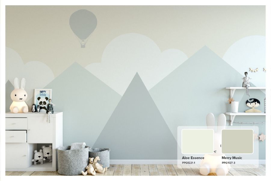 best paint colors for baby girl nursery