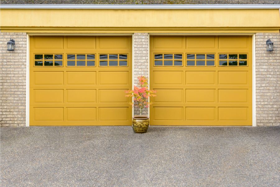 9 Garage Door Colors That Will Bring You Joy - Yellow Garage Door Paintzen